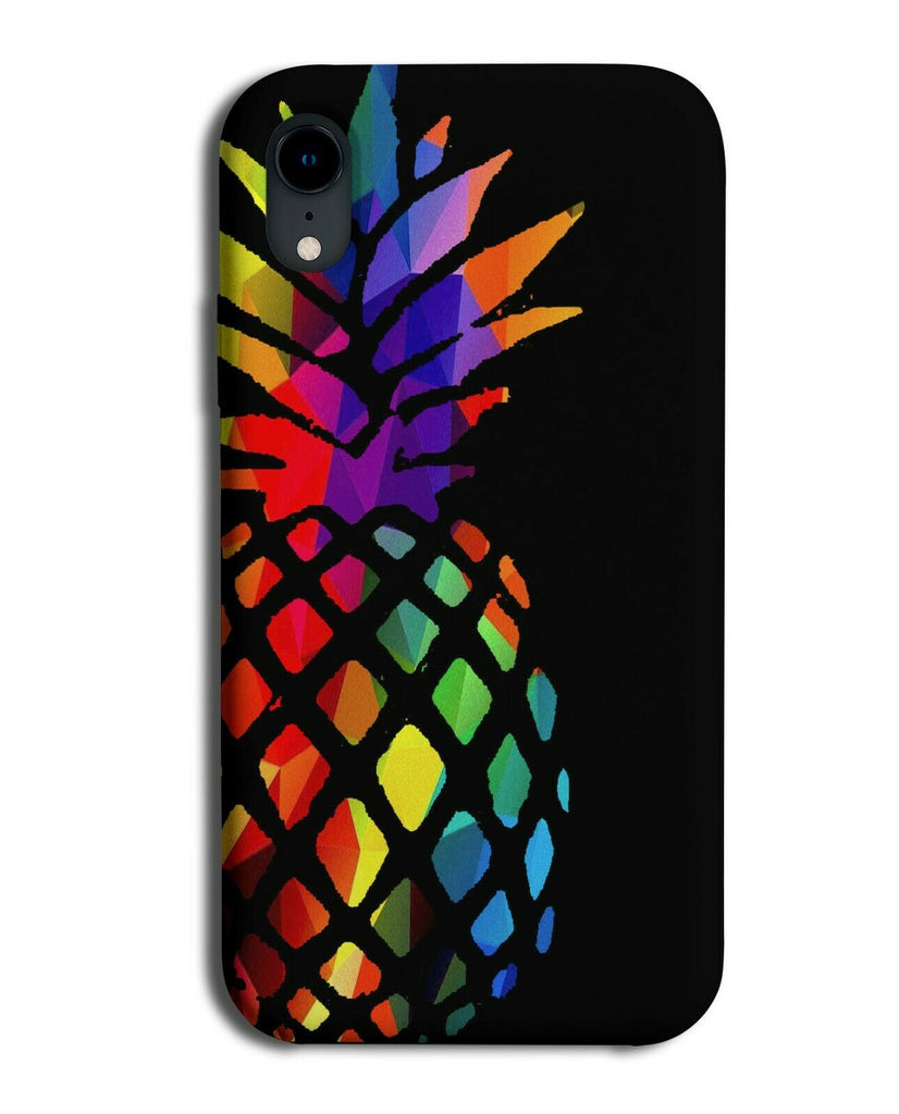 Colourful Pineapple Phone Case Cover Multicoloured Coloured B964