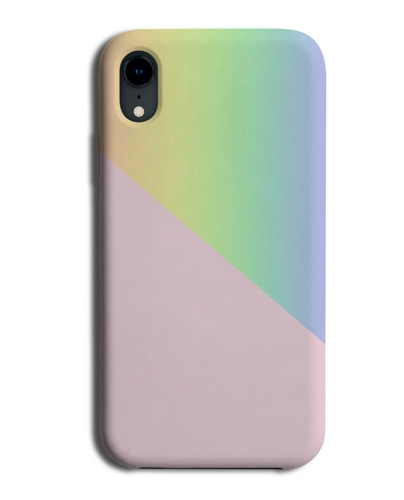Rainbow Coloured And Baby Pink Phone Case Cover Colourful Kids Pastel Light i400