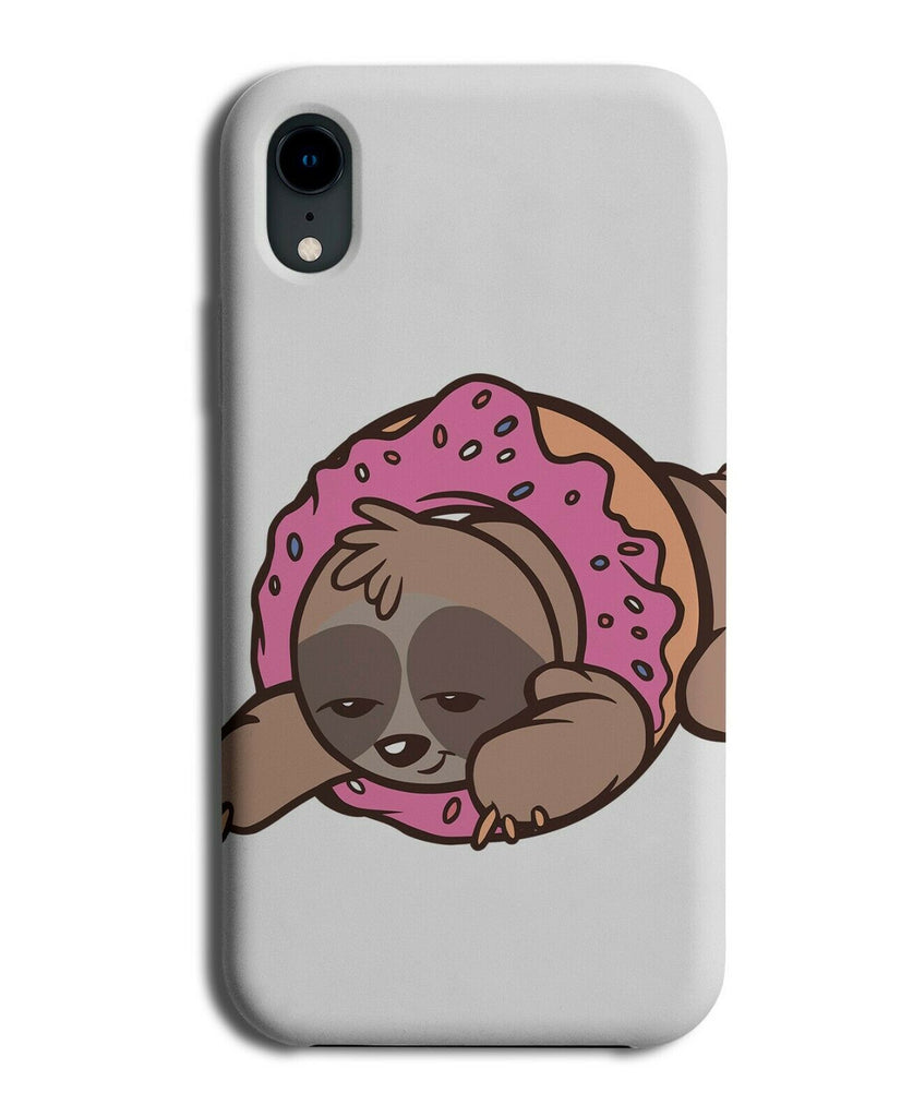 Fat Sloth Stuck In Doughnut Inflatable Phone Case Cover Sloths Funny Chubby K289