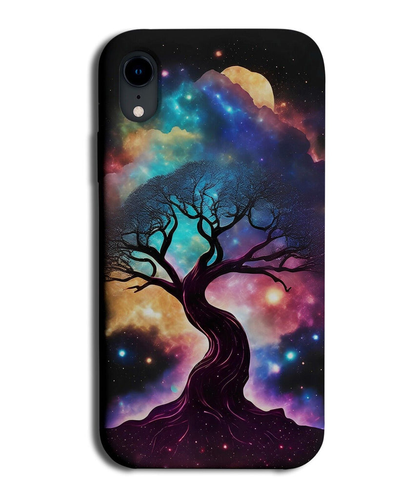Tree Of Life Phone Case Cover Stars Galaxy Space Bonsai Shape Silhouette CA63