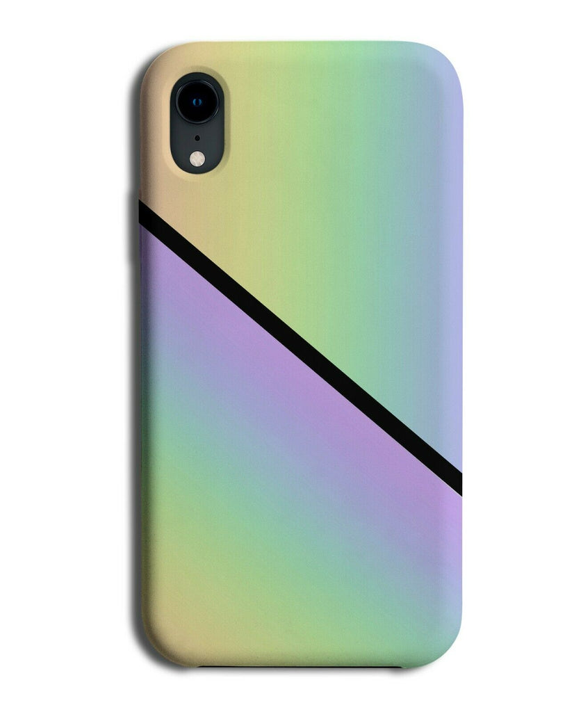 Rainbow Coloured Pattern Phone Case Cover Colourful Kids Novelty i395