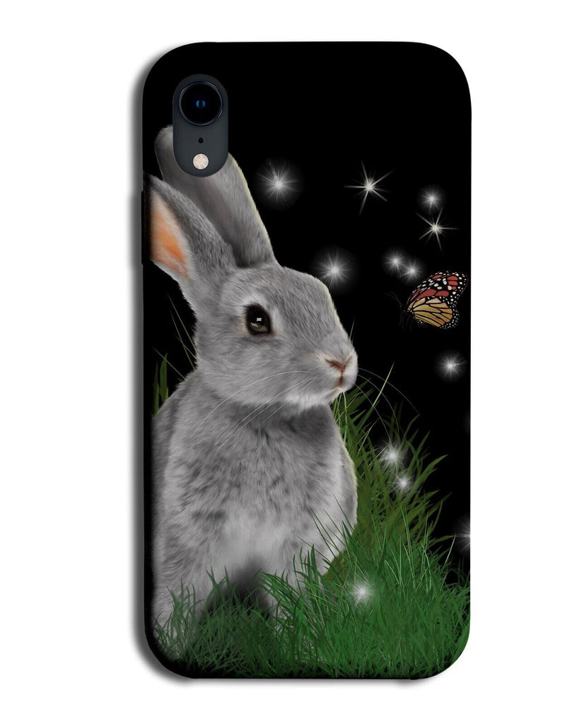 Magical Bunny Rabbit Phone Case Cover Butterfly Night Fantasy Rabbits Sky Q446F