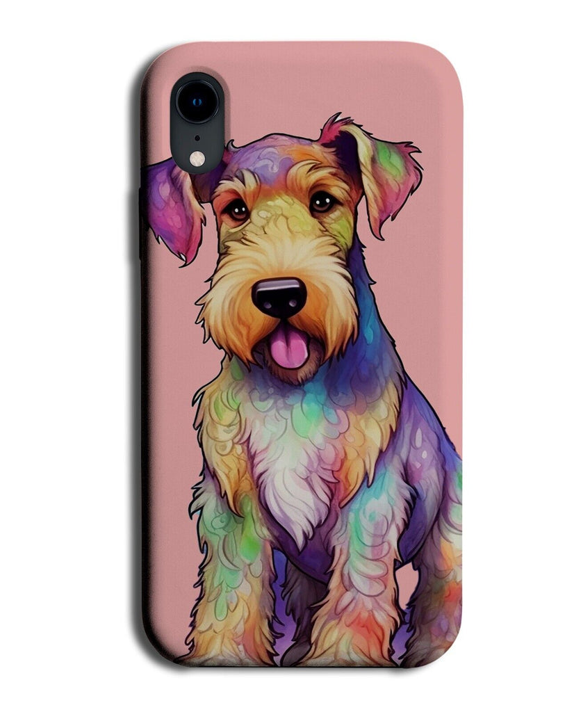 Colourful Airedale Terrier Dog Phone Case Cover Airedales Picture Terriers CY67