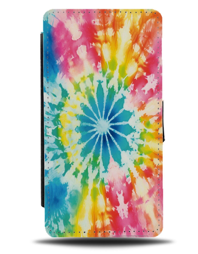 Colourful Drip Dry Tie Die Flip Wallet Case Tye Dye Colorful Pattern Design CI59