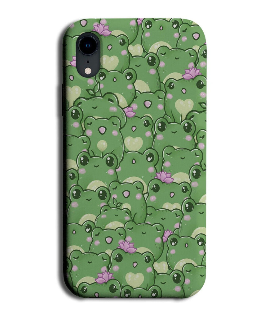 Kawaii Frogs Phone Case Cover Frog Toad Toads Head Face Faces Anime Japan BG31