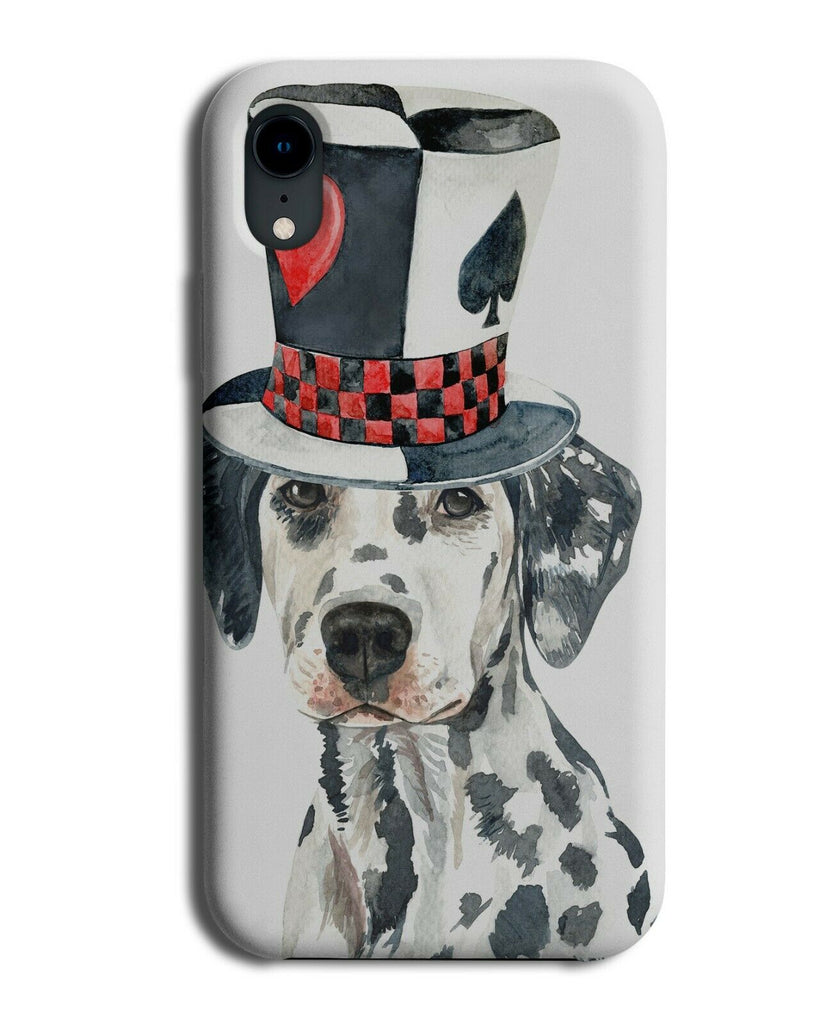 Dalmatian Phone Case Cover Dog Dogs in Fancy Dress Hat LOL Funny Picture K534