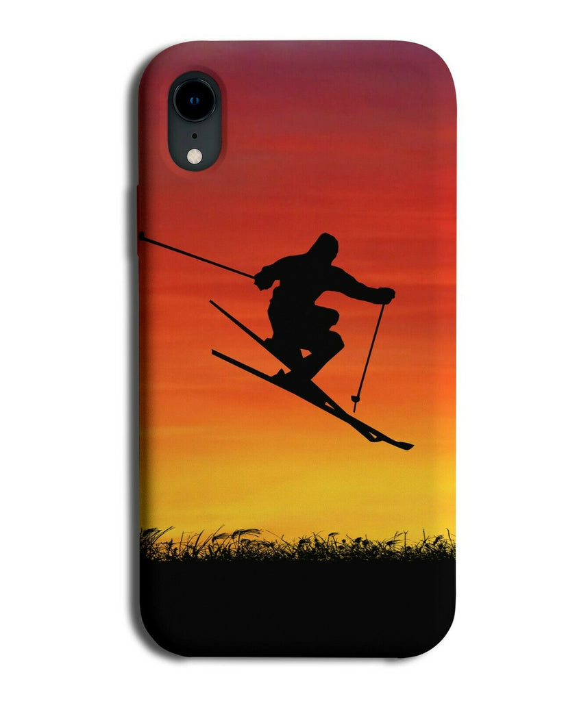 Skiing Phone Case Cover Ski Ski's Skiboard Board Sunrise Sunset Sun Photo i769