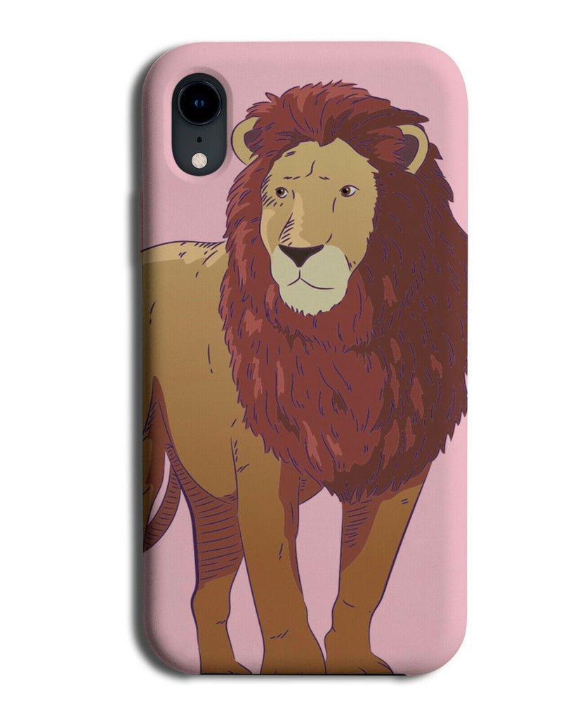 Kids Lion Cartoon Phone Case Cover Childs Story Book Animation Mane J723