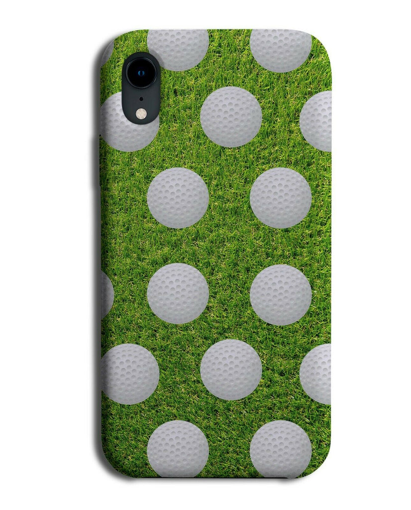 Golf Ball Pattern Phone Case Cover Golfing Mens Gift Present Balls B872
