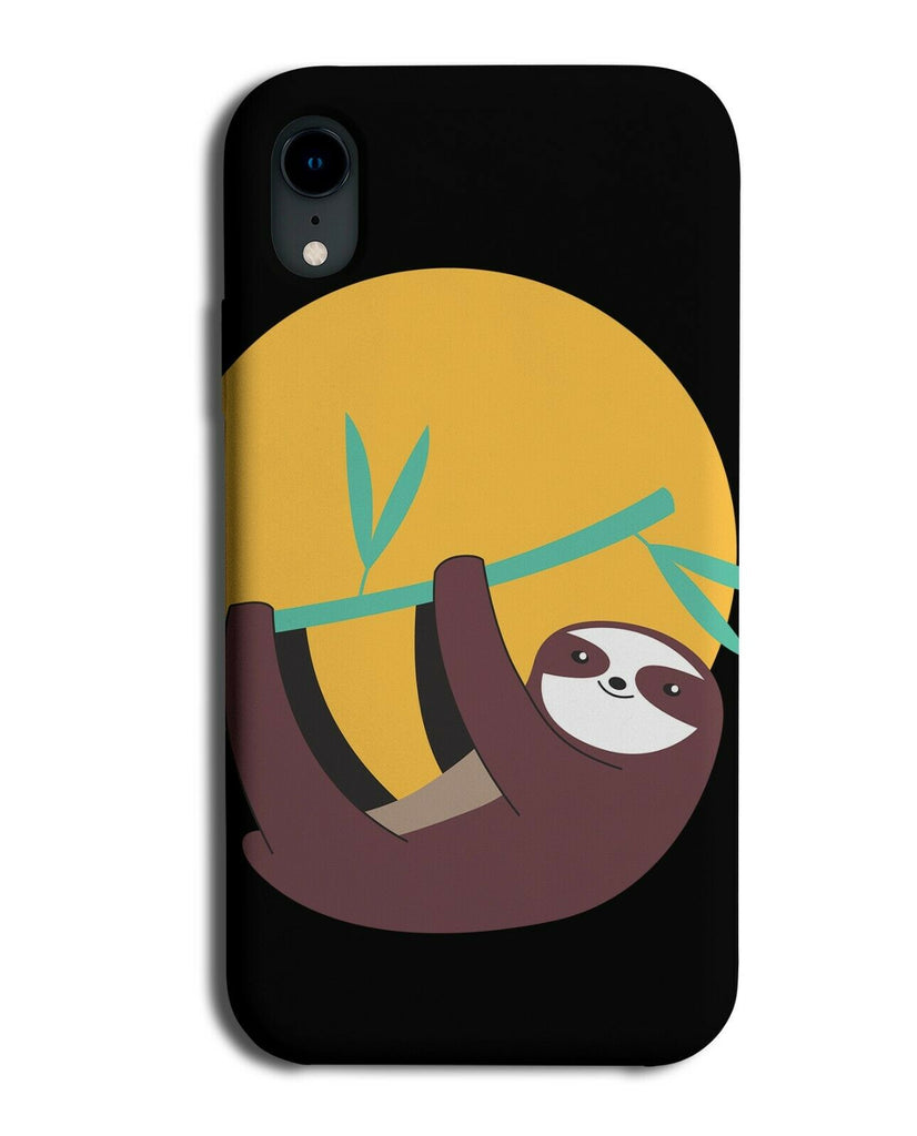 Cartoon Sloth Climbing Phone Case Cover Sloths Kids Drawing Print Hanging E203