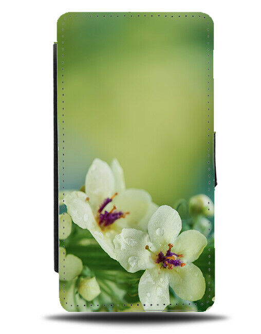 White Lily Picture Flip Wallet Case Photo Image Photograph Lilies Spring G687