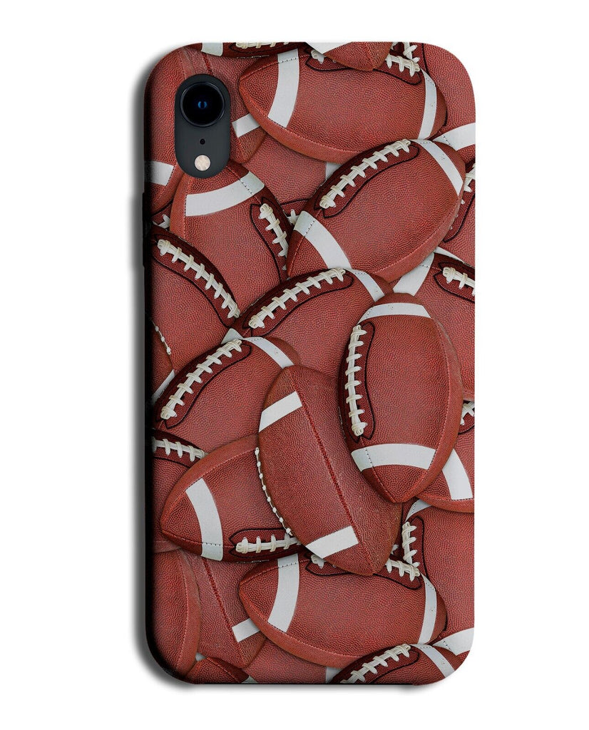 American Football Pattern Phone Case Cover America Footballs Design Gift CX90