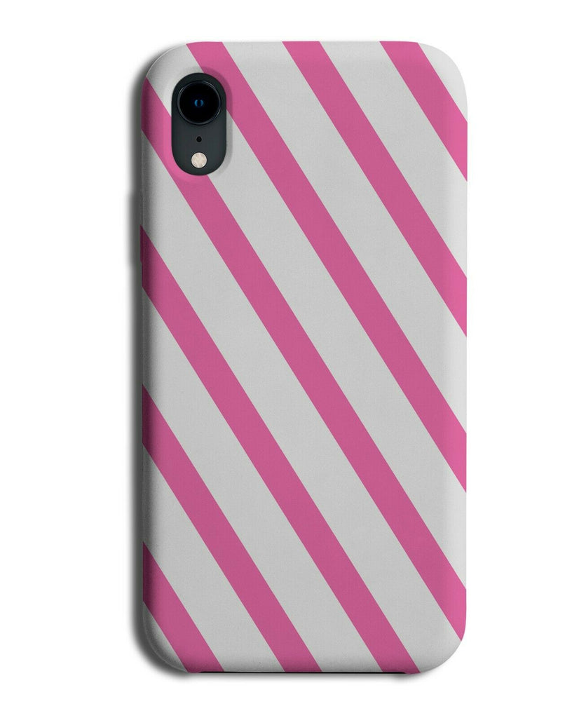 White and Hot Pink Stripes On Phone Case Cover Stripes Pattern Design Dark i812