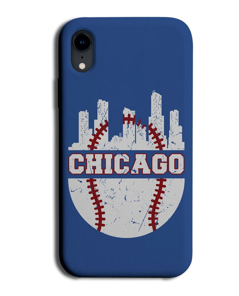 Chicago Phone Case Cover Baseball Baseballs Skyline Illinois Chicagoan P281