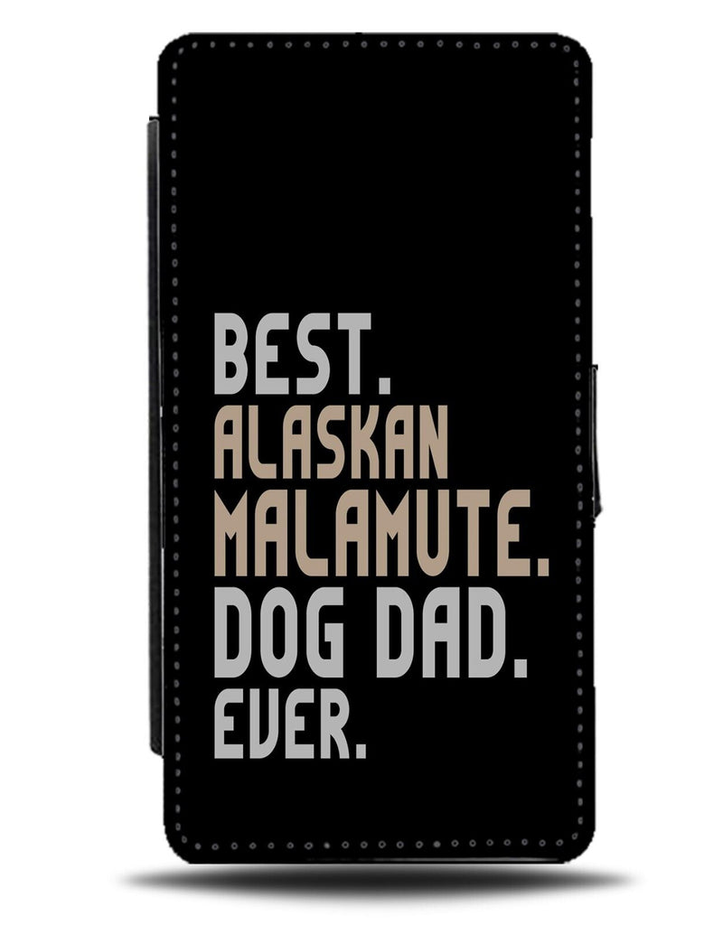Alaskan Malamute Dog Dad Flip Wallet Case Malamutes Dogs Father Owner Mens CZ13