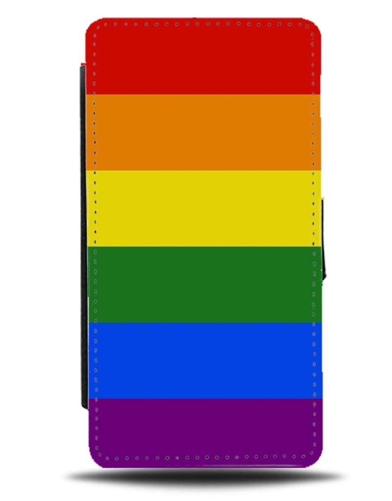 Pride Flag Flip Wallet Case Colours Rainbow Multicolour Prides LGBTQ Parade CI36