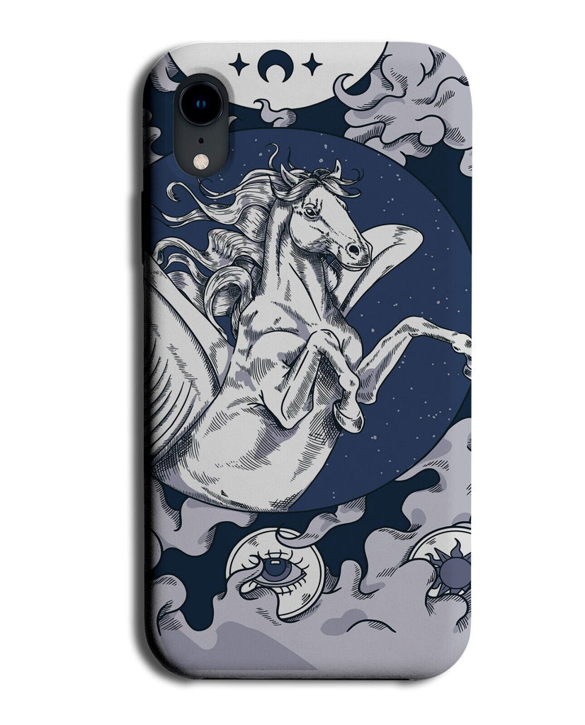 Celestial White Horse Design Phone Case Cover Greek God Horses Stallion P566