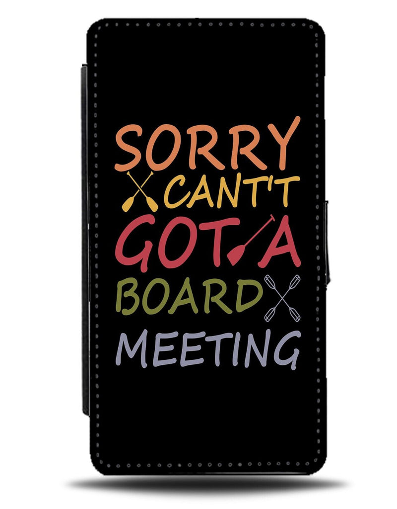 Funny Paddleboard Quote Flip Wallet Case Boards Mens Paddle Board Novelty DD35