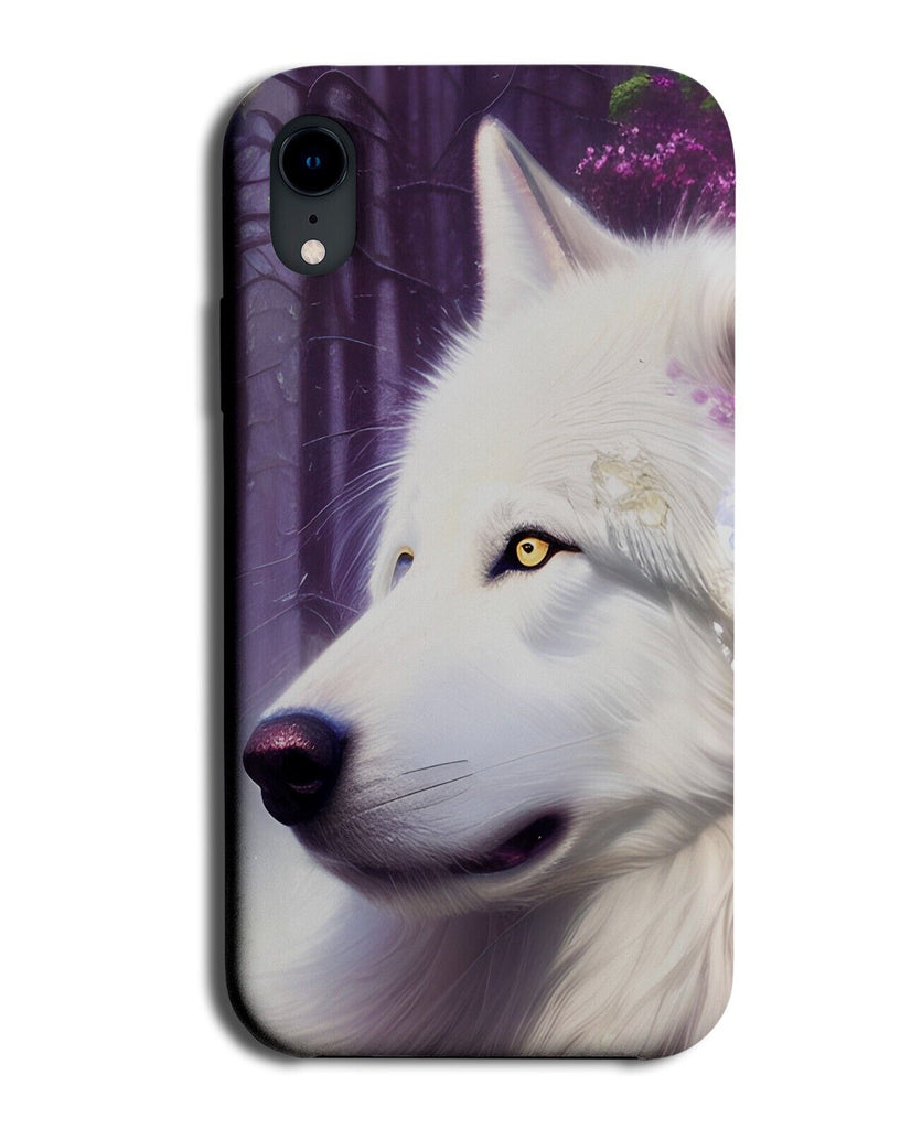 White Artic Wolf Phone Case Cover Wolves Snow Majestic Spiritual Mediate CW43