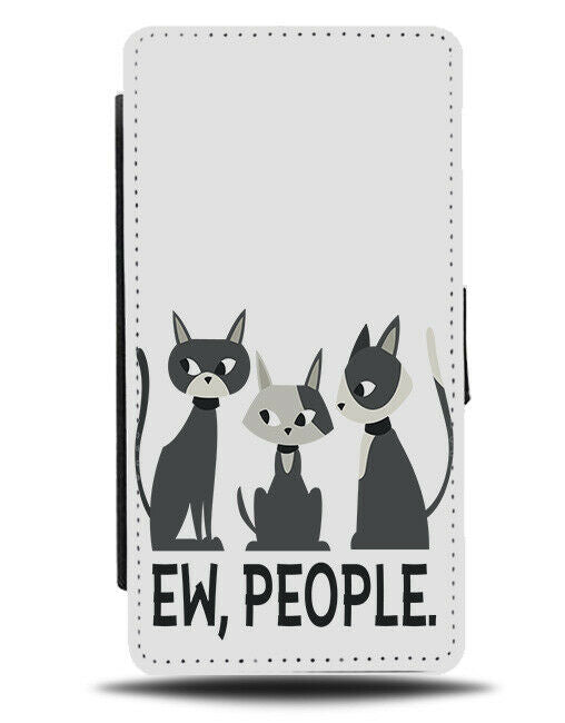 Ew People Phone Cover Case Antisocial Cats Cat Cartoon Funny Loner Loners J109
