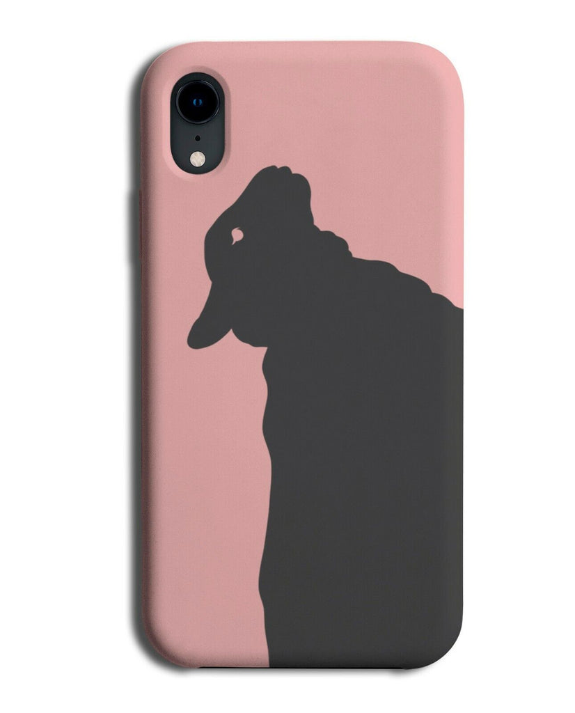 Black Sheep Phone Case Cover Silhouette Shape Lamb Dark Pink Outline Animal K272