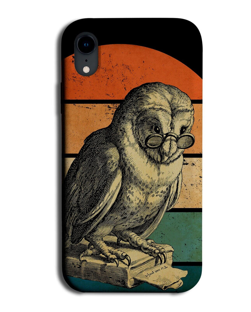 Wise Owl Phone Case Cover Owls Bird Birds Retro Smart Clever Glasses Nerd P391
