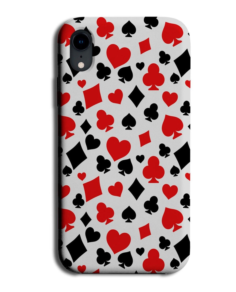 Casino Phone Case Cover Casinos Playing Cards Style Pattern Suits Poker BI62