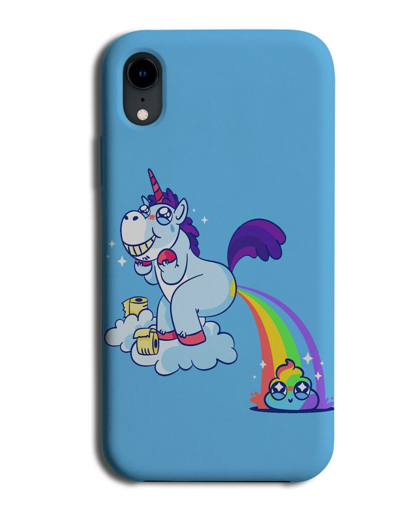 Unicorn Rainbow Poo Phone Case Cover Poop Pooing Pooping Unicorns K211