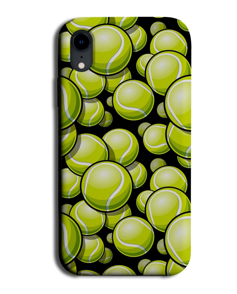 Tennis Ball Pattern Phone Case Cover Balls Green Player Novelty Mens Womens DE37