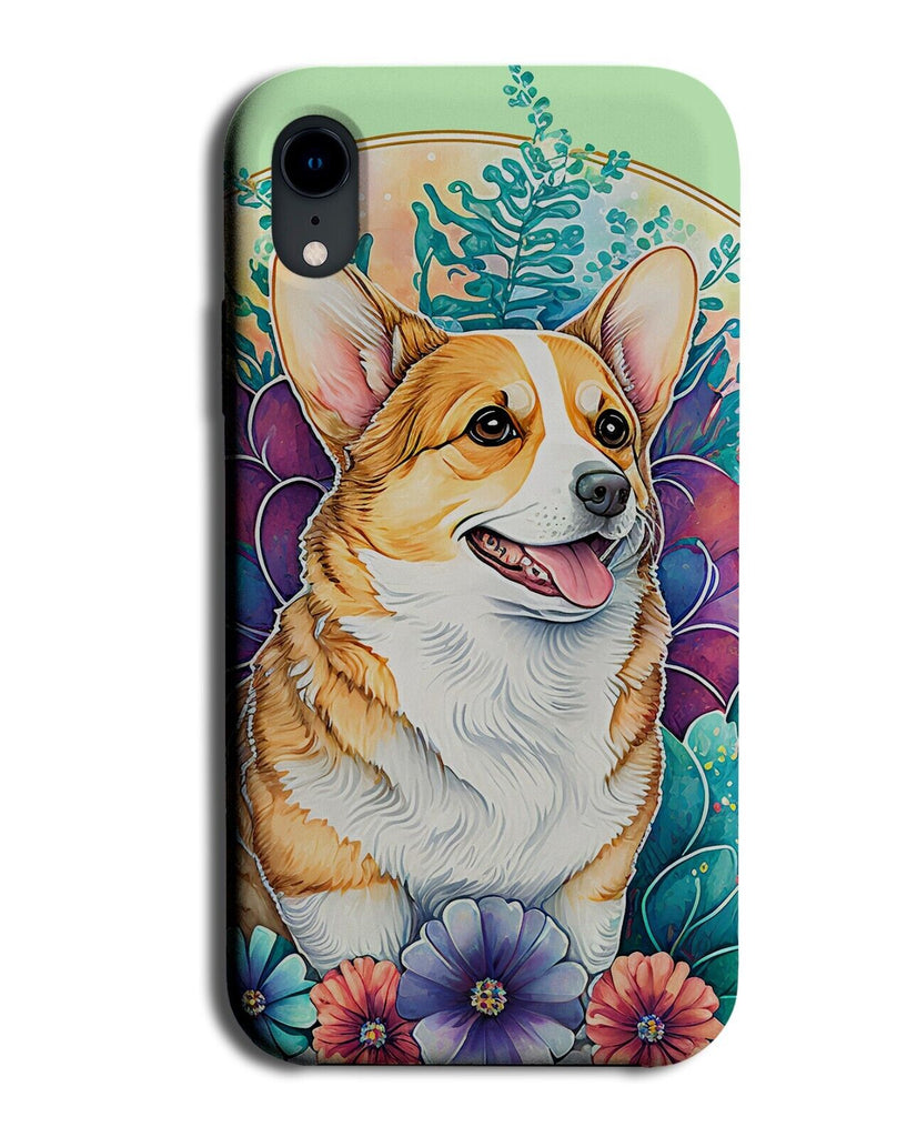 Corgi Artwork Print Phone Case Cover Dog Painting Corgis Welsh Picture LP75