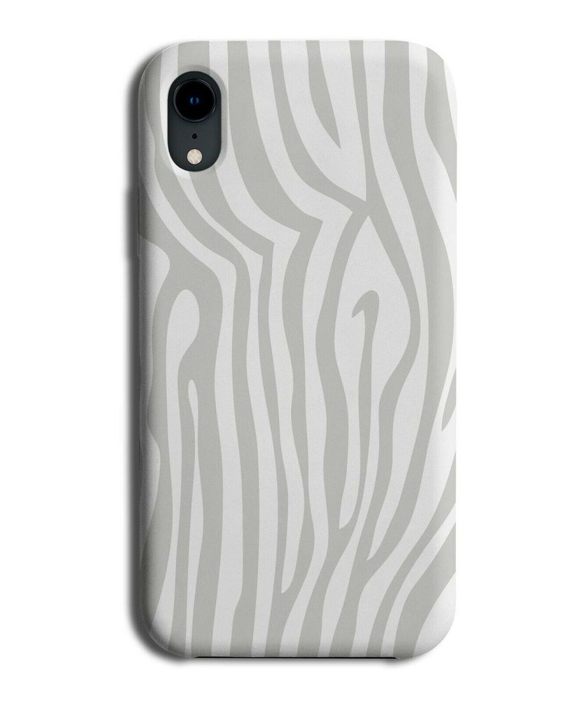 Grey and White Tiger Print Phone Case Cover Zebra Tigers Zebras Animal F118