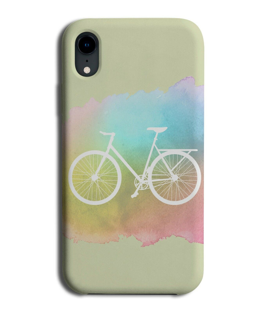 Colourful Tie Dye Bike Design Phone Case Cover Brush Marks BMX Bicycle J041