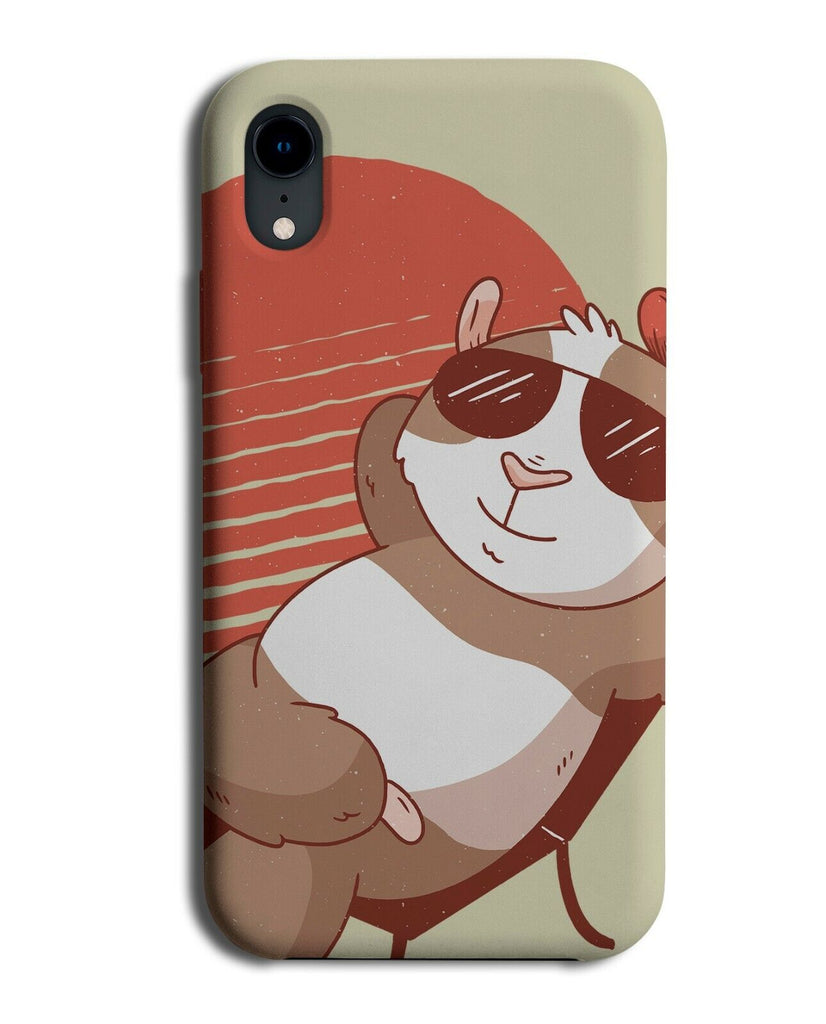 Sunbathing Hamster Phone Case Cover Sunbathe Sun Bathing in Sunglasses J489