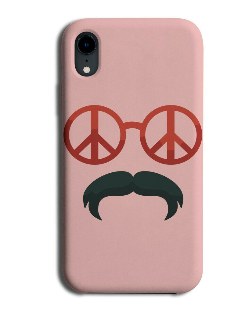 Beatles Peace Glasses Phone Case Cover Symbol Shape Outline Moustache 60s J930