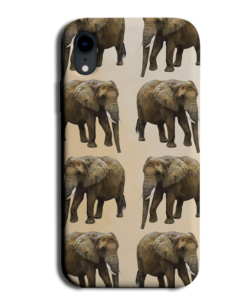African Elephants Pattern Phone Case Cover Elephant African India Indian AV65