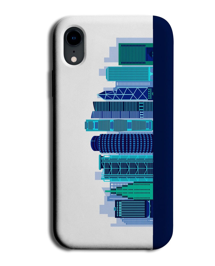Hong Kong City Skyline Phone Case Cover Sky Line Skyscrapers Buildings P062