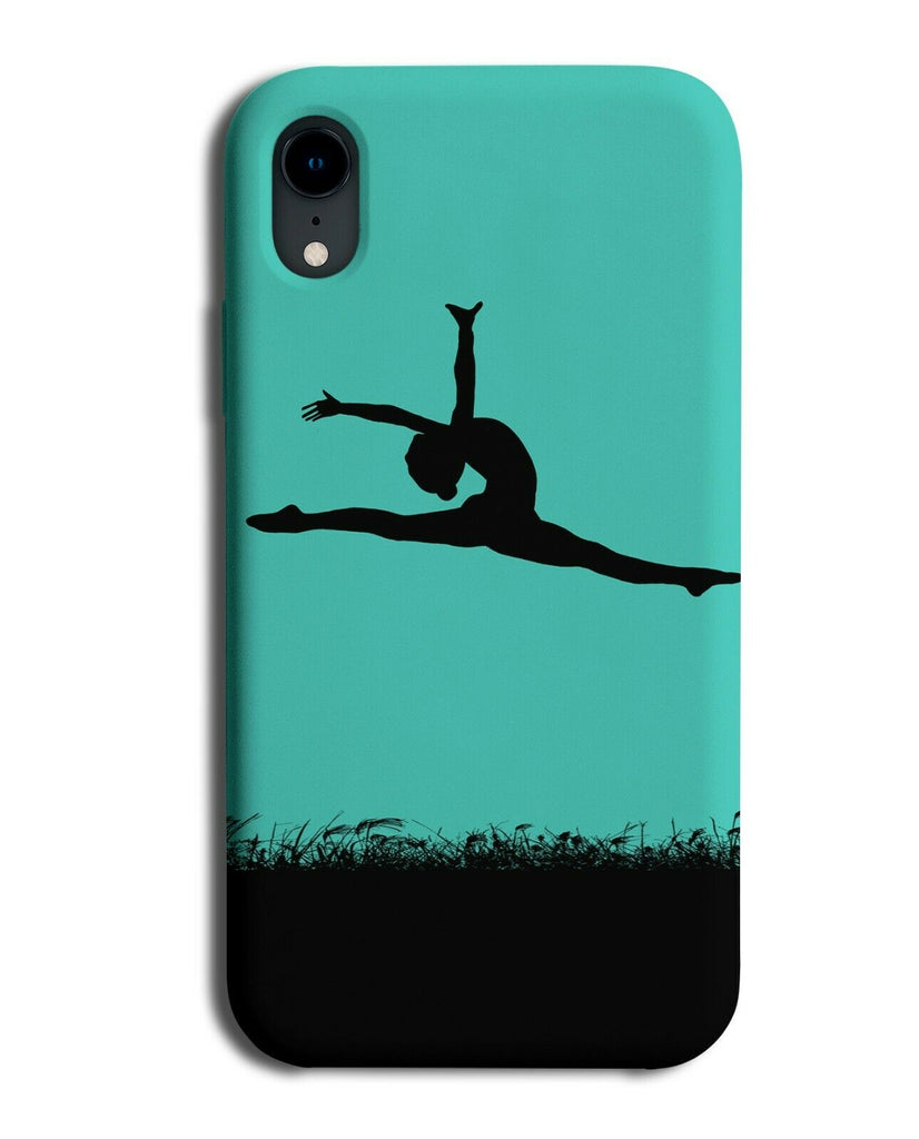 Gymnastics Phone Case Cover Dancer Dancing Kit Dancing Turquoise Green i782
