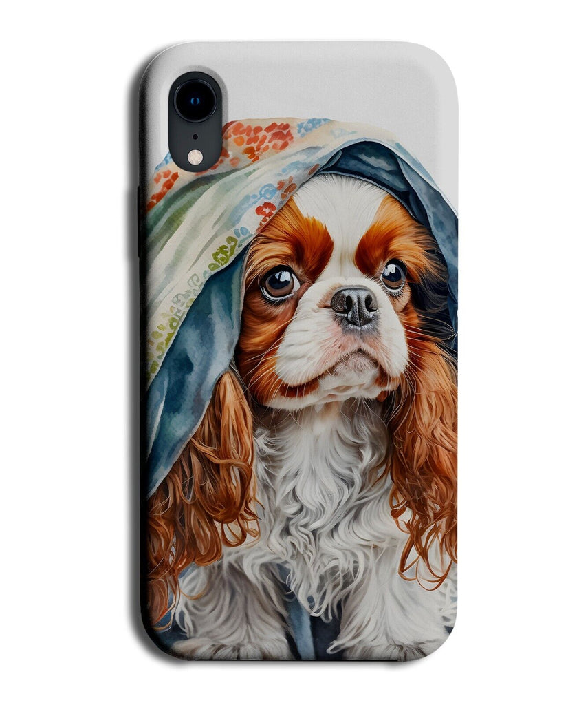 Lazy Duvet Day Phone Case Cover Funny Dogs Dog Cavalier King Chales Spanil DD98
