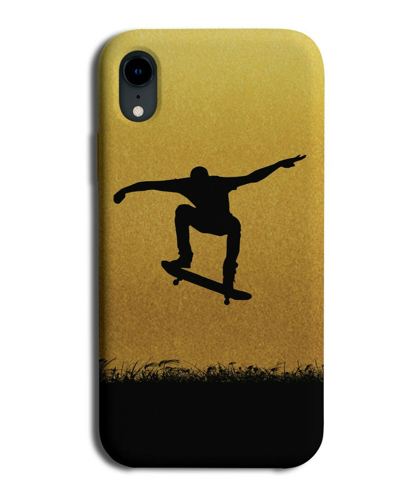 Skateboard Phone Case Cover Skateboarder Skate Board Gold Golden Boys i601