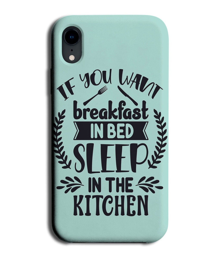 Funny Modern Housewife Phone Case Cover Breakfast In Bed Kitchen Quote P318