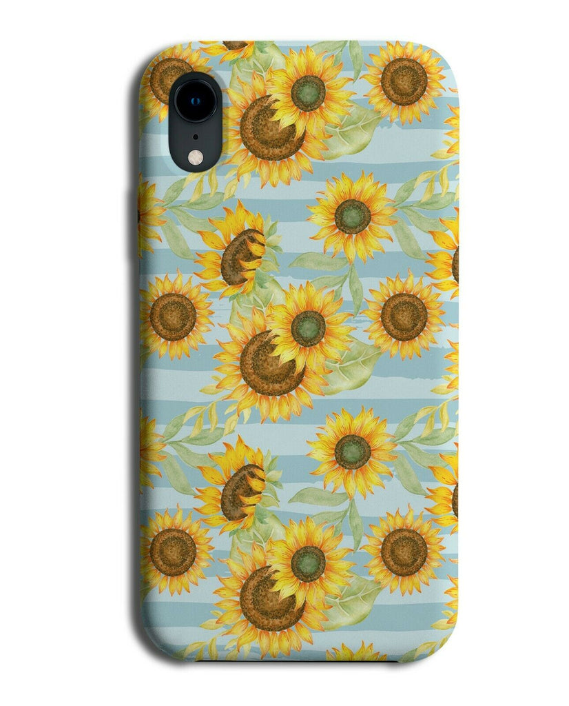 Sunflower Cartoon Painting Phone Case Cover Sunflowers Floral Summer Spring F938
