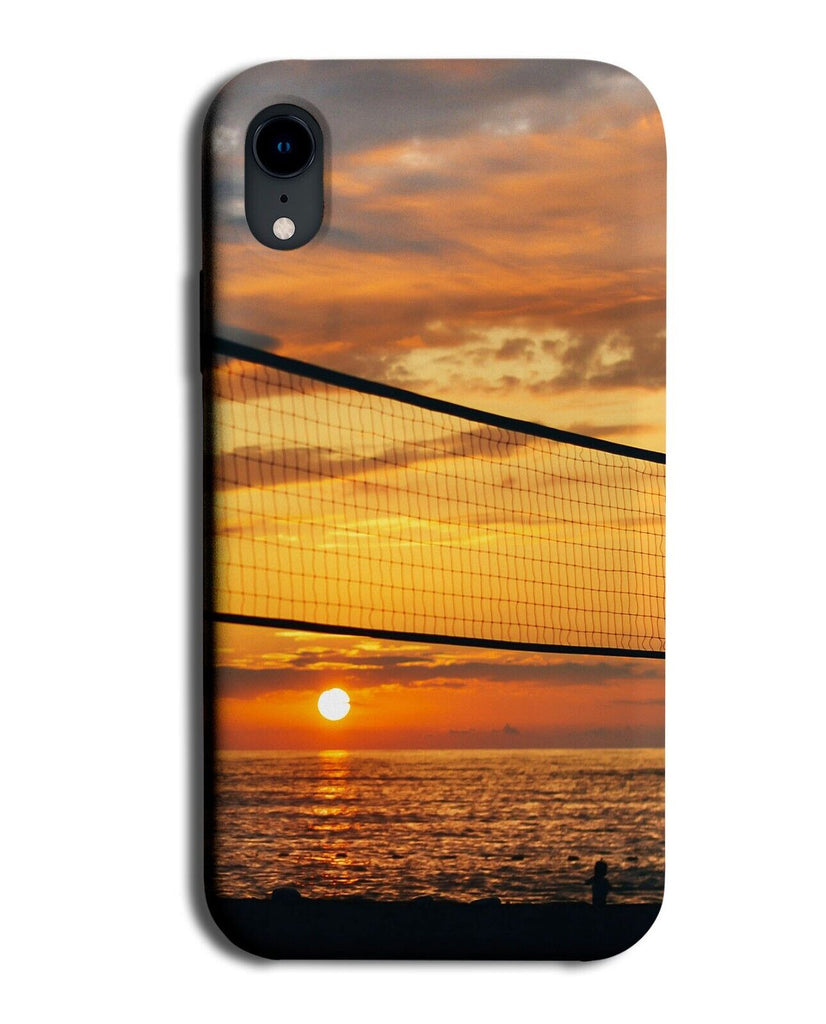 Volleyball Net Phone Case Cover Volley Ball Beach Ball Nets Picture Sunset BF79