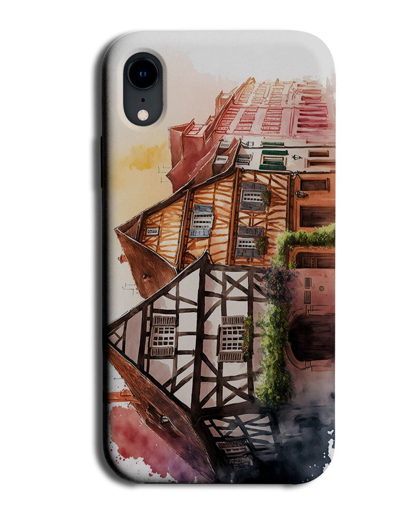 Vintage English Cottages Phone Case Cover Village England Houses Cottage P253E