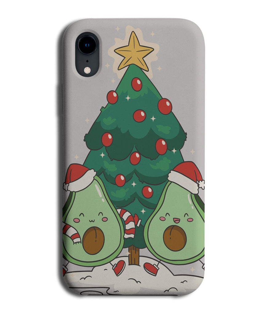 Avocado Christmas Tree Phone Case Cover Avocados Food Funny Green Santa Hat N755