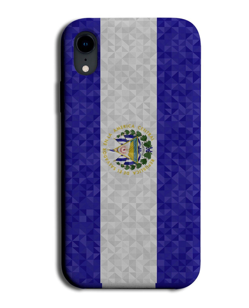 El Salvador Polygonal Flag Phone Case Cover Salvadorian Salvadors Gift P693
