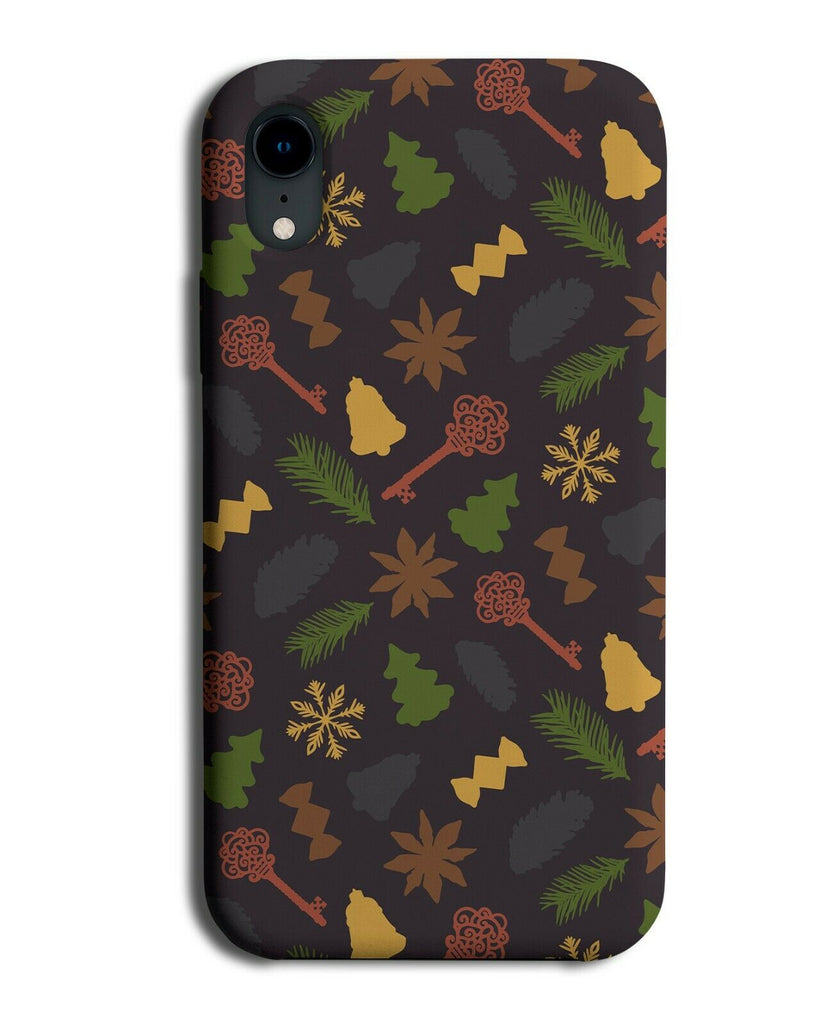 Winter Pattern Phone Case Cover Leaves Christmas Xmas Shapes Wintery H806