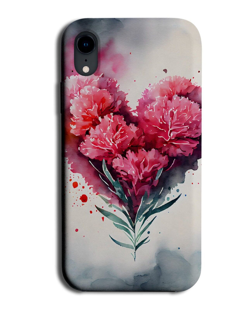 Flower Loveheart Watercolour Print Phone Case Cover Bouquet Of Flowers Q786A