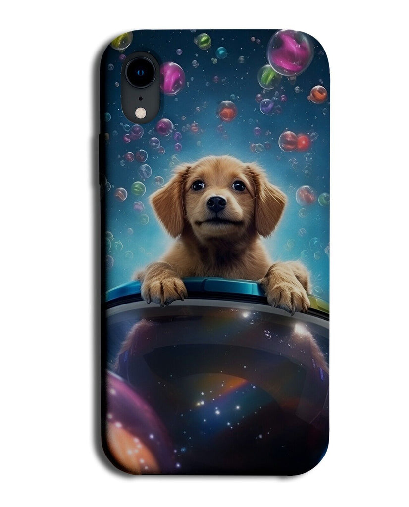 Dog In Outer Space Phone Case Cover Funny Dogs Explorer Astronaught Animal CB43