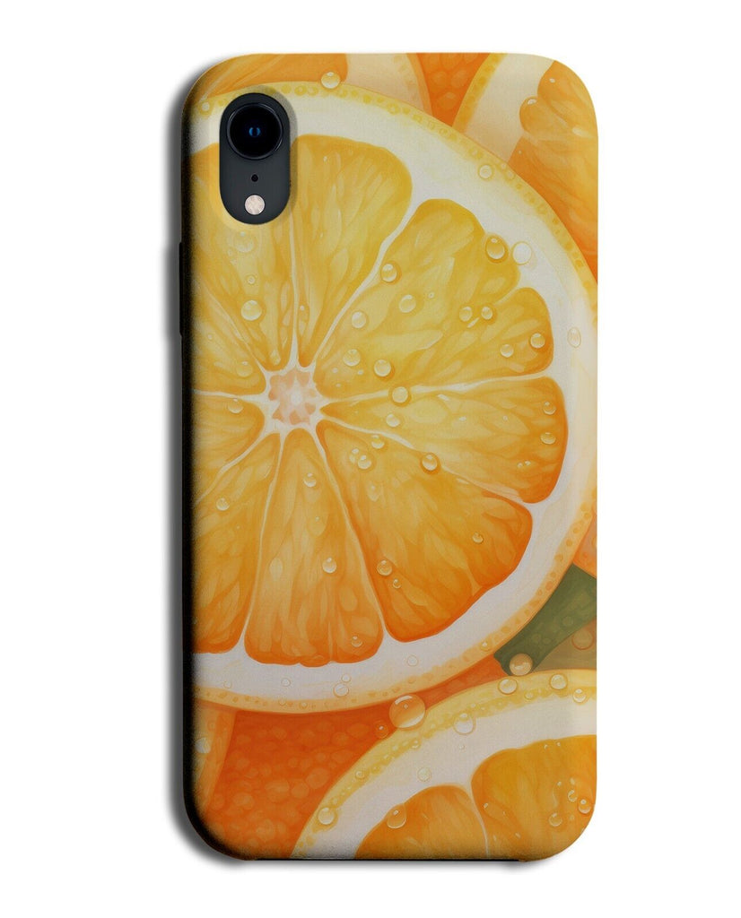 Retro Orange Slices Phone Case Cover Oranges Citrus Fruit Slice Tangerine De65