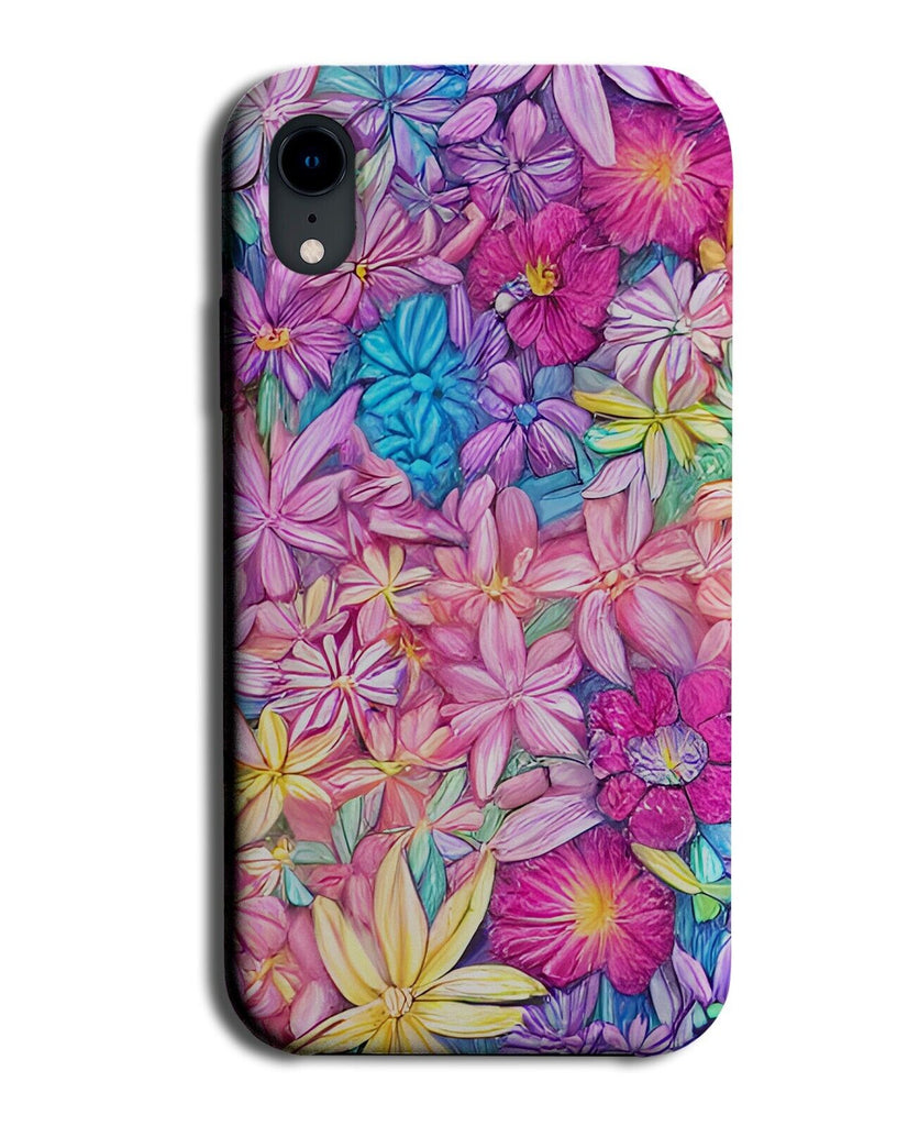 Flower Pattern Phone Case Cover Colourful Unicorn Flowers Floral Bed Beds BC12